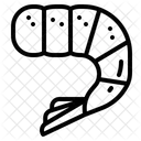 Garnelen Meeresfruchte Schalentiere Symbol