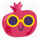 Garnet Fruit Fruit Emoji Icon