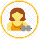 Garota da academia  Icon