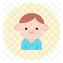 Criancas Menina Personagem Ícone