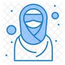 Menina Muculmana Mulher Eid Icon