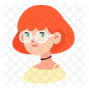 Garota ruiva  Ícone