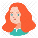 Garota ruiva  Ícone