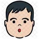 Garoto Fofo Personagem Masculino Avatar Humano Ícone