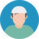 Menino Muculmano Arabe Avatar Ícone