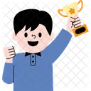 Conquista Sucesso Celebracao Ícone
