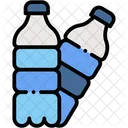 Garrafa De Plastico Bebendo Insalubre Ícone