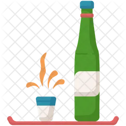 Garrafa de soju  Ícone