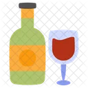 Garrafa De Vinho Alcool Cerveja Icon