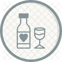 Alcool Barra Garrafa Icon