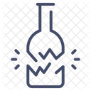 Garrafa quebrada  Ícone
