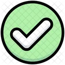 Tick Completo Derecho Icono