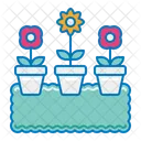 Garten Blumentopf Gartenarbeit Symbol