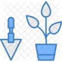 Gartenarbeit  Symbol