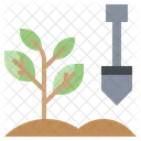 Gartenarbeit  Symbol