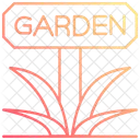 Gartentafel Schild Wegweiser Symbol
