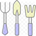 Gartengerate Set Gartenarbeit Werkzeuge Symbol