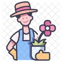 Garten Mannlich Gartenarbeit Symbol