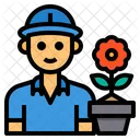 Gartner Blume Avatar Symbol