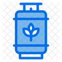 Gas Green Gas Cylinder Icon