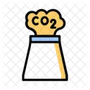 Gas Chimney Carbon Icon