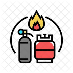 Gas Cylinder  Icon