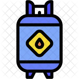 Gas Cylinder  Icon