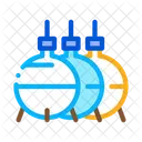 Three Round Gas Icon
