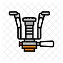 Efficiency Gas Burner Icon