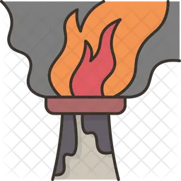Gas Flare  Icon