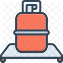 Gas Fuel Liquid Burn Lpg Compfire Flame Energy Fossile Gasoline Kitchen Dangerous Methane Appliance Icon