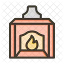 Gas Fire Fireplace Icon