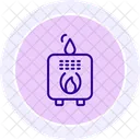 Gas Heater Gasheater Appliance Icon