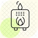 Gas Heater Gasheater Appliance Icon
