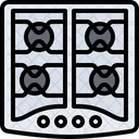 Gas Stove Kitchen Icon