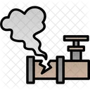 Gas Leak Danger Icon