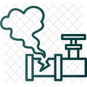Gas Leak Danger Icon