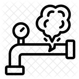 Gas leak  Icon