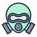 Gas Mask Acid Rain Nuclear Icon