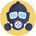 Protest Gas Mask Protective Gear Icon