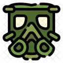 Gas Mask Pollution Safety Icon