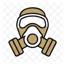 Gas Mask Protection Military Icon