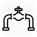 Gas Pipe Valve Industry Icon