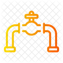 Gas Pipe Valve Industry Icon