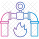 Gas Pipe Oil Industry Icon