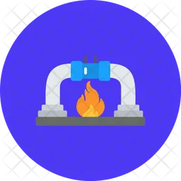 Gas pipeline  Icon