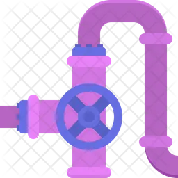 Gas Pipeline  Icon