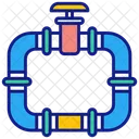 Gas pipes  Icon