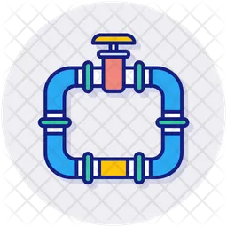 Gas pipes  Icon