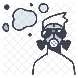 Gas Protection Mask  Icon
